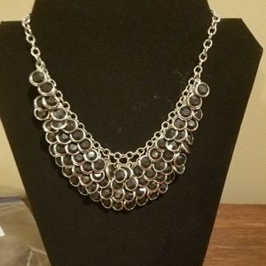 Black Statement Necklace w/earrings